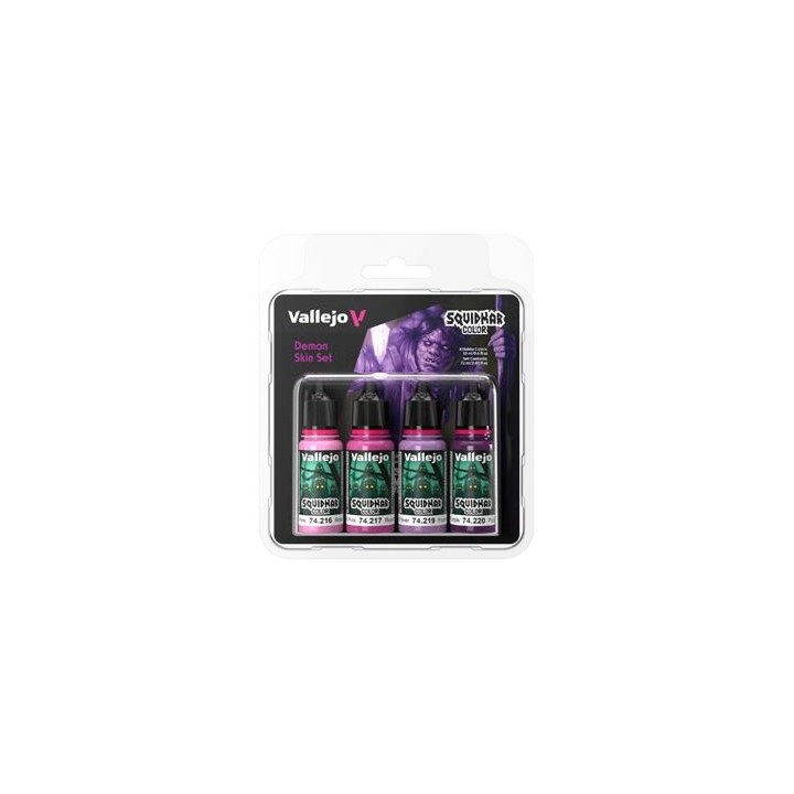 Vallejo Squidmar Color – Demon Skin Set (74.308) – 4 couleurs