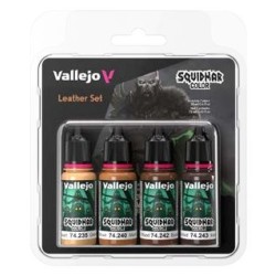 Vallejo Squidmar Color – Leather Set (74.309) – 4 couleurs