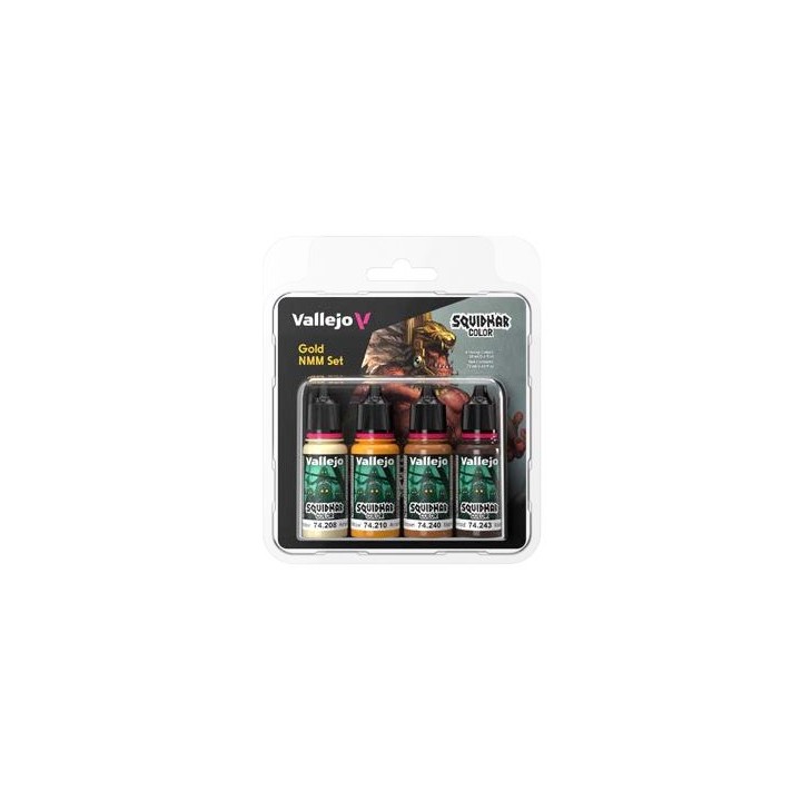 Vallejo Squidmar Color – Gold NMM Set (74.310) – 4 couleurs