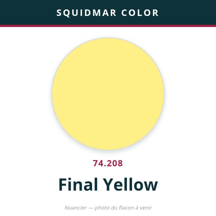 Vallejo Squidmar Color – Final Yellow (74.208) – 18 ml