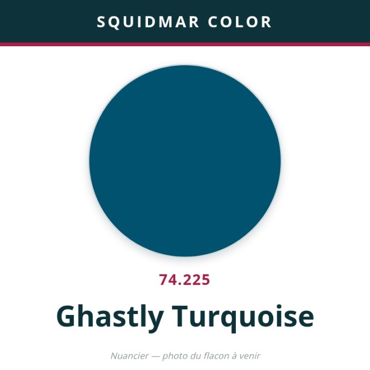 Vallejo Squidmar Color – Ghastly Turquoise (74.225) – 18 ml