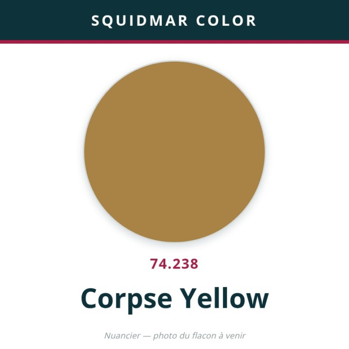 Vallejo Squidmar Color – Corpse Yellow (74.238) – 18 ml