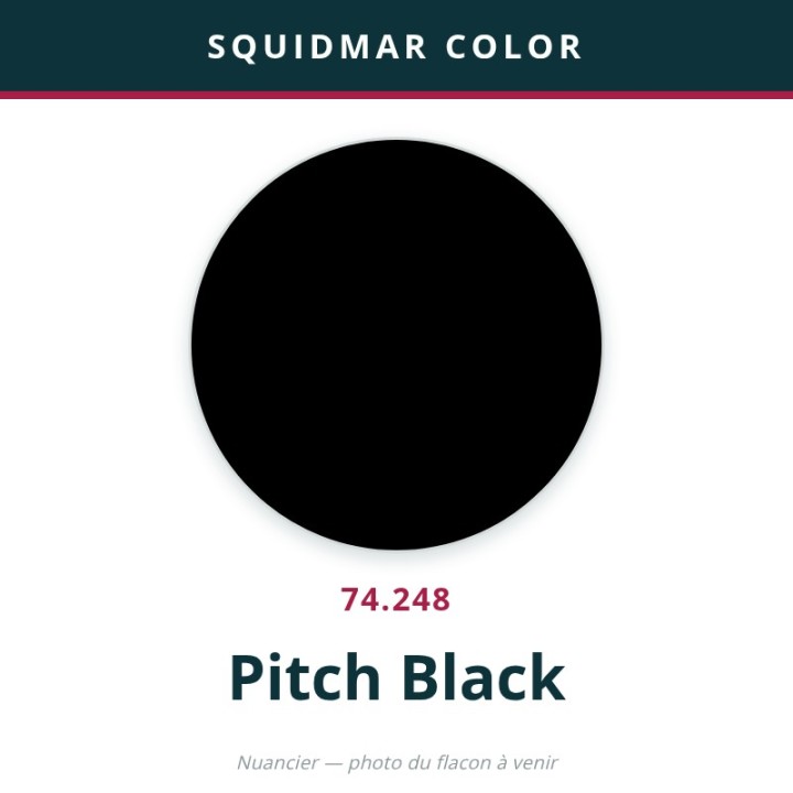 Vallejo Squidmar Color – Pitch Black (74.248) – 18 ml
