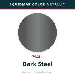Vallejo Squidmar Color Metallic – Dark Steel (74.251) – 18 ml