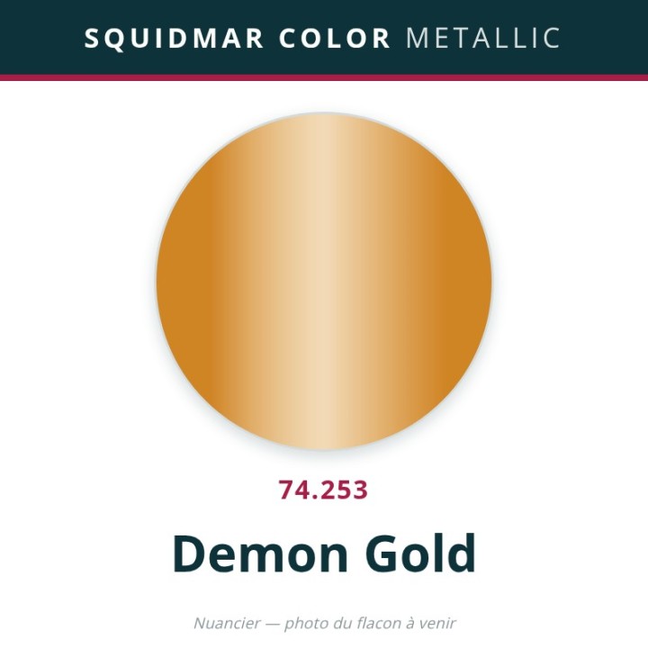 Vallejo Squidmar Color Metallic – Demon Gold (74.253) – 18 ml