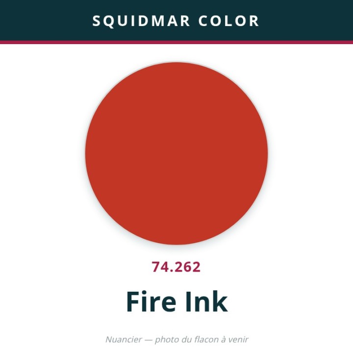 Vallejo Squidmar Color – Fire Ink (74.262) – 18 ml