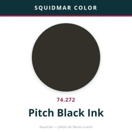 Vallejo Squidmar Color – Pitch Black Ink (74.272) – 18 ml