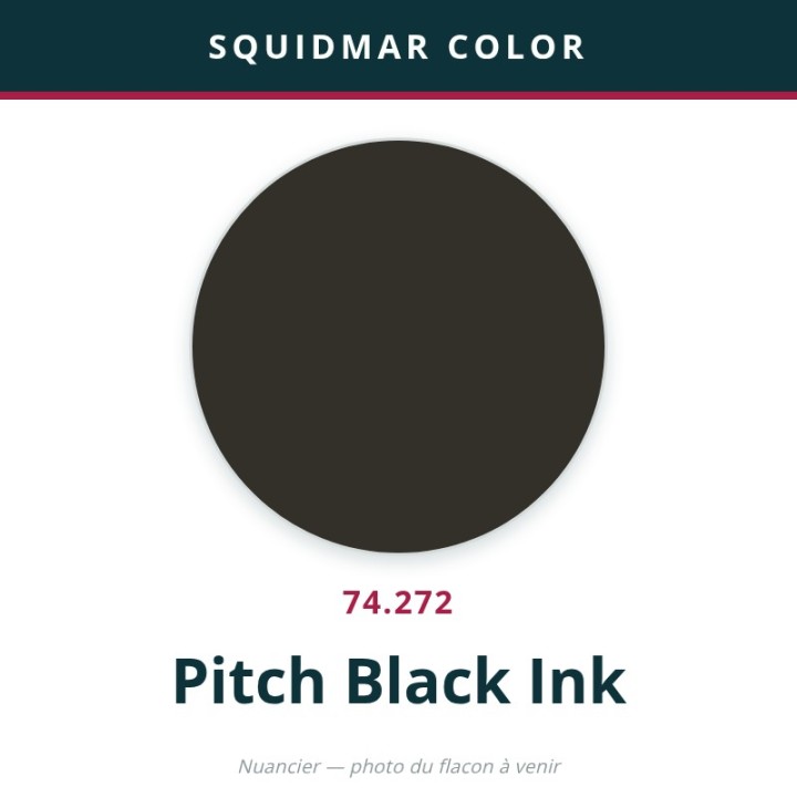 Vallejo Squidmar Color – Pitch Black Ink (74.272) – 18 ml
