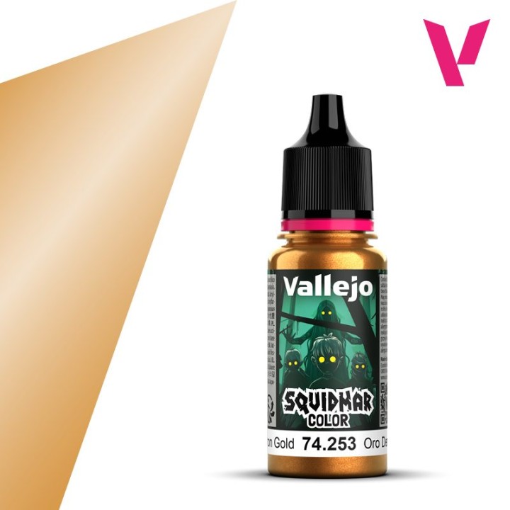 Vallejo Squidmar Color Metallic – Demon Gold (74.253) – 18 ml