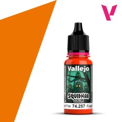 Vallejo Squidmar Color Fluorescent – Fluorescent Fire (74.257) – 18 ml