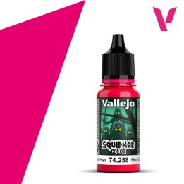 Vallejo Squidmar Color Fluorescent – Fluorescent Hex (74.258) – 18 ml