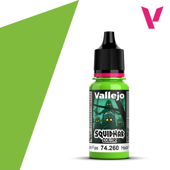 Vallejo Squidmar Color Fluorescent – Fluorescent Fae (74.260) – 18 ml