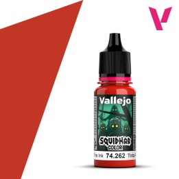 Vallejo Squidmar Color – Fire Ink (74.262) – 18 ml