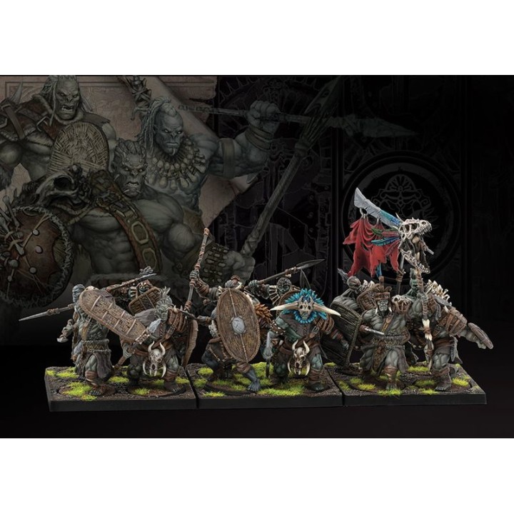 Braves (Dual Kit) (W'adrhŭn, Conquest) : figurines peintes, photo Para Bellum n° 1