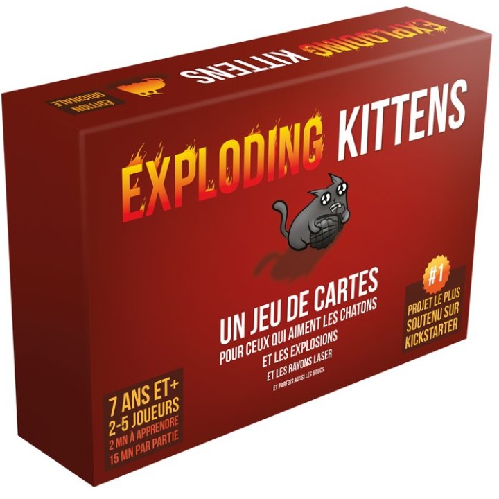 Exploding Kittens | Jeux et Trolleries | Spécialiste des jeux de société, jeux de cartes et wargames