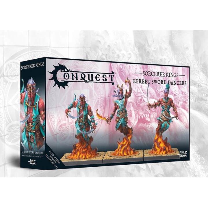 Efreet Sword Dancers (Dual kit) (Sorcerer Kings, Conquest) : boîte, photo Para Bellum n° 2