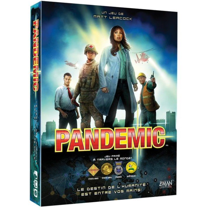 Pandemic | Jeux et Trolleries | Spécialiste des jeux de société, jeux de cartes et wargames