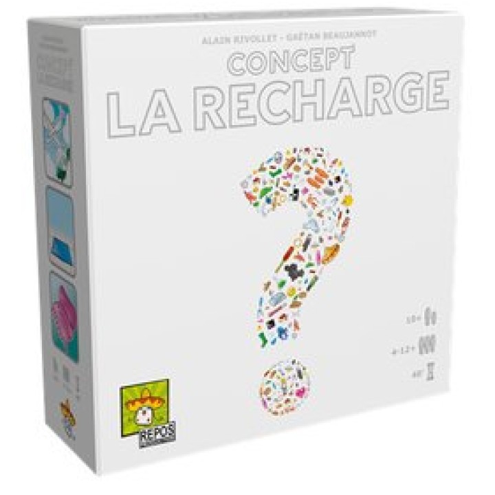 Concept : La Recharge (Ext) | Jeux et Trolleries | Spécialiste des jeux de société, jeux de cartes et wargames
