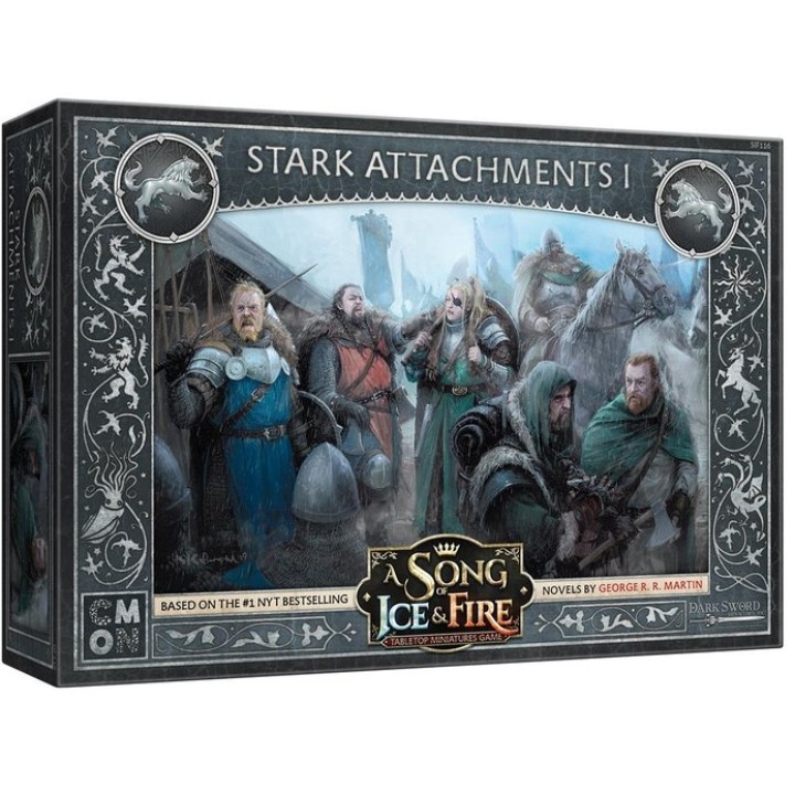 A song of ice and fire - attachements Stark #1 | Jeux et Trolleries | Spécialiste des jeux de société, jeux de cartes et wargame