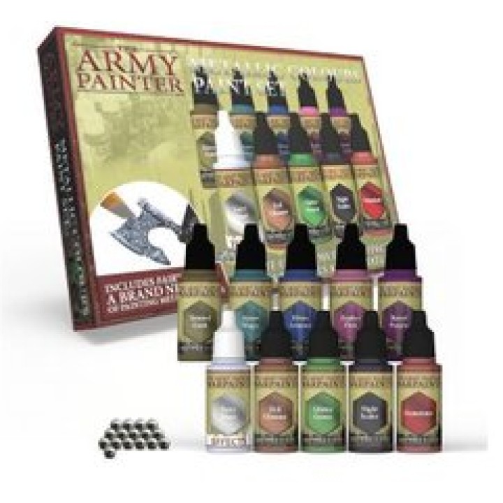 Starter peinture - metallic colour paint set Army painter | Jeux et Trolleries | Spécialiste des jeux de société, jeux de cartes