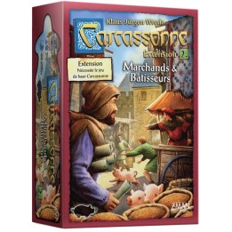 Carcassonne - Marchands et batisseurs (extension) | Jeux et Trolleries | Spécialiste des jeux de société, jeux de cartes et warg