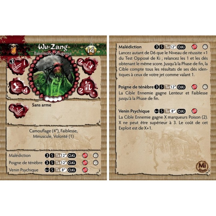 Wu Zang Le pere des ombres (carte de profil V1) | Jeux et Trolleries | Spécialiste des jeux de société, jeux de cartes et wargam