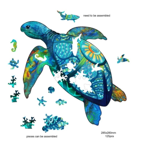 RAINBOWOODEN PUZZLE SEA TURTLE