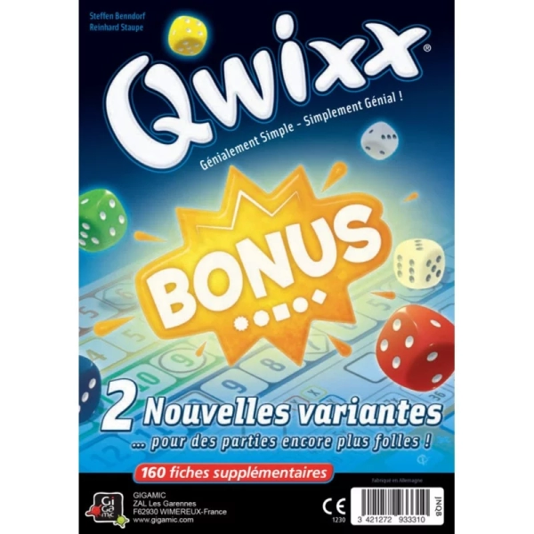 Qwixx Bonus (bloc)