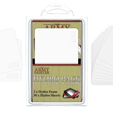 ARMY PAINTER - OUTILS - HYDRO PACK (50 FEUILLES ET 2 FOAMS