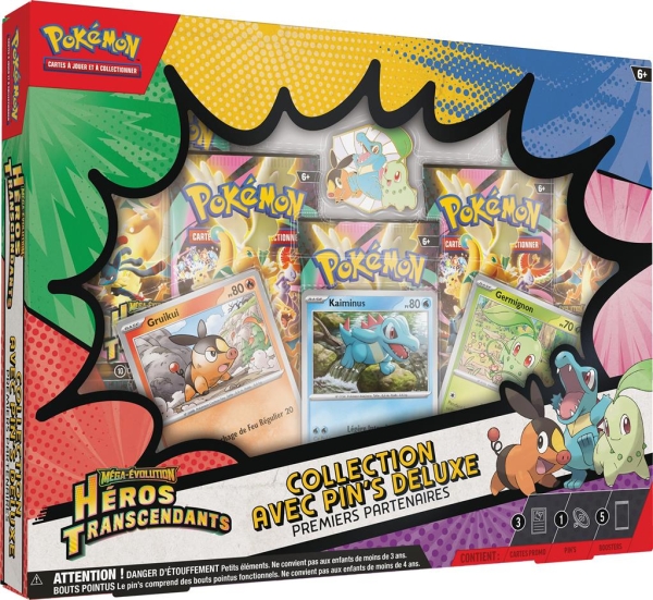 Pokémon Q126 : DELUXE pin box (5 boosters + pins)