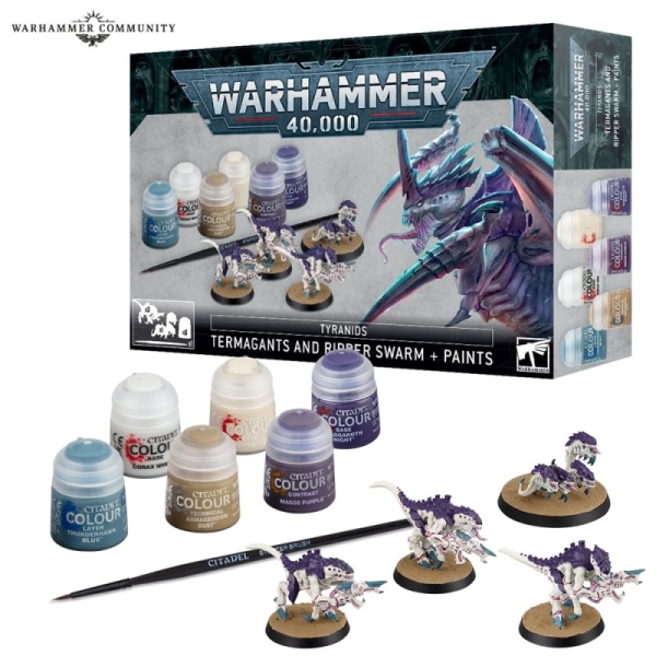 Tyranides Termagants Et Ripper Swarm + Peintures