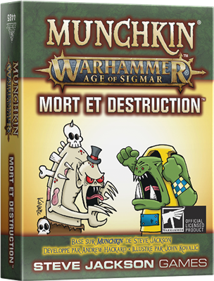 Munchkin Warhammer Age of Sigmar : Mort et Destruction (Ext)