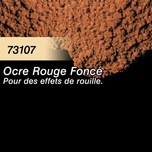 Pigment ocre Rouge  foncé