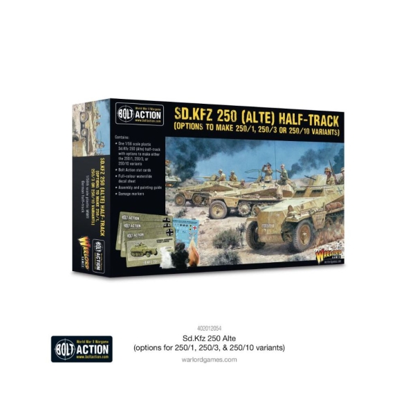 Sd.Kfz 250 (Alte) Half-Track (Options To Make 250/1, 250/3 Or 250/10 Variants)