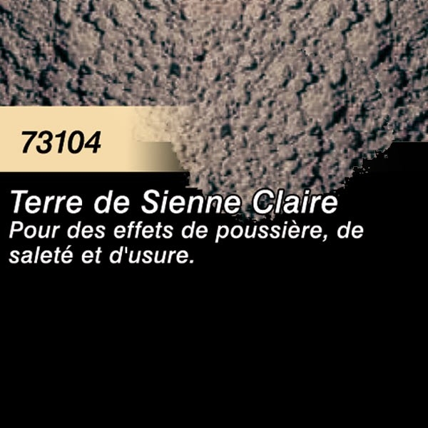 Pigment terre de sienne claire