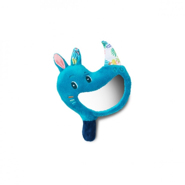 Hochet miroir Marius le rhinocéros