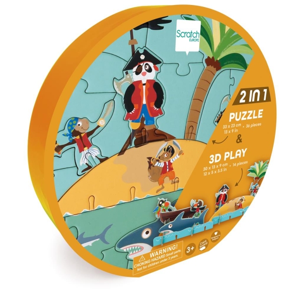 PLAY PUZZLE 3D - PIRATE