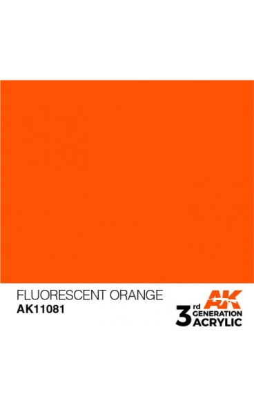 AK11081 - FLUORESCENT ORANGE – STANDARD