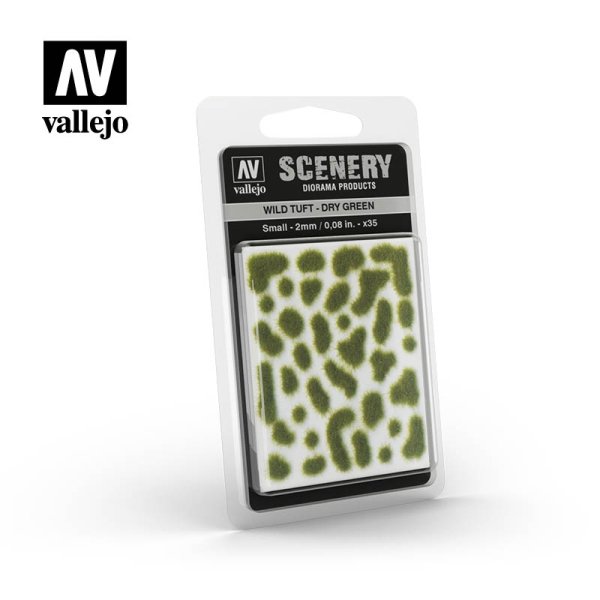 wild tuft dry green small