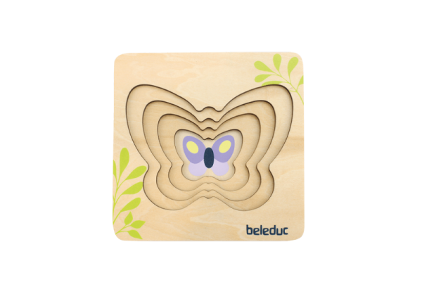 Puzzle à couches « Petit papillon »