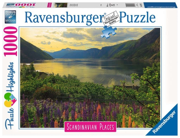 Fjord en Norvège (Puzzle Highlights)