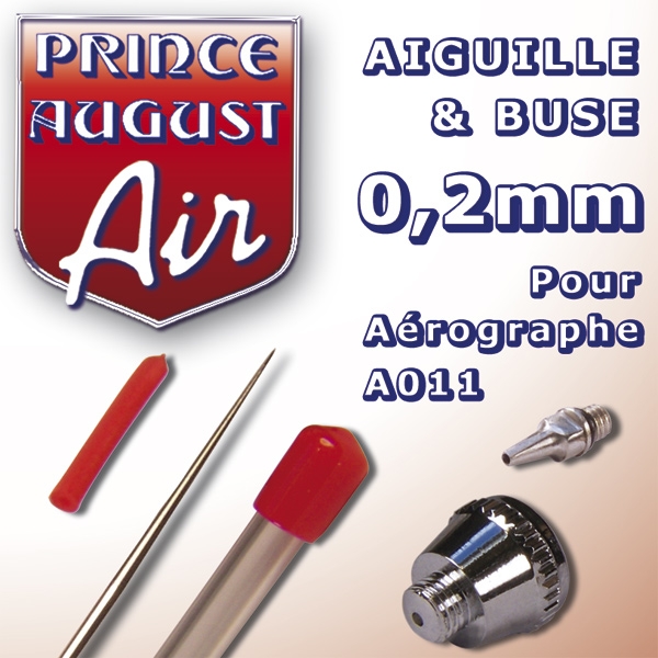 Aiguille & buse 0.2mm pour aérographe A011