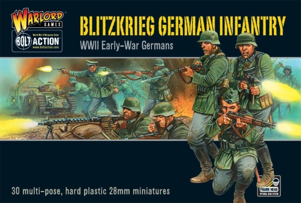 Blitzkrieg German Infantry Plastic Boxed Set