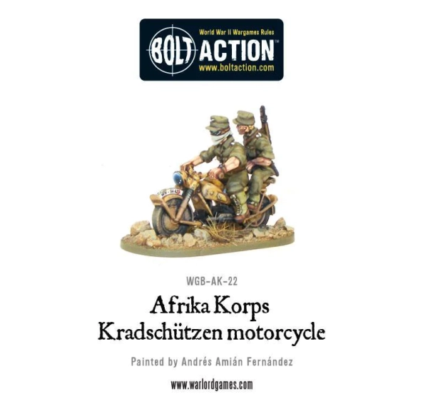 Afrika Korps Krad Schutzen Motorcycle