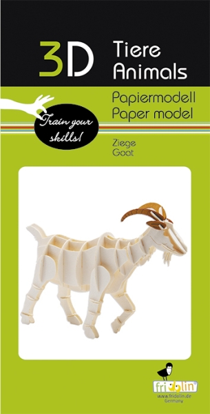 Modèle en papier 3D - Chèvre