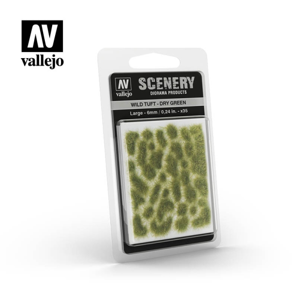 wild tuft dry green