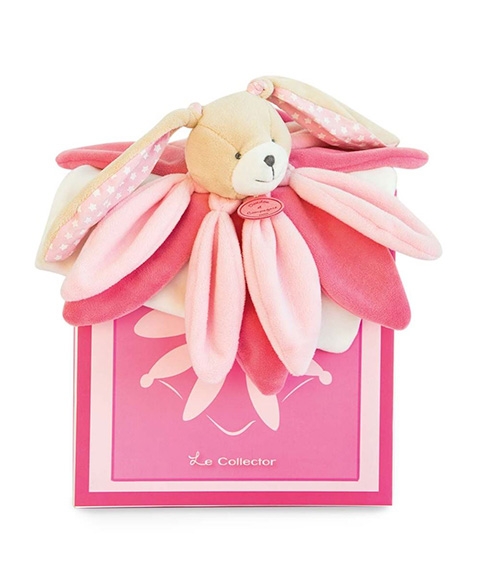 COFFRET DOUDOU LAPIN ¨PETALES  COLLECTOR ROSE