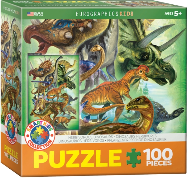 EUROGRAPHICS PUZZLE DINOSAURS HERBIVORES