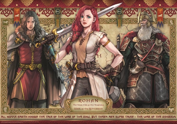 Puzzle 1000 pièces - Le Seigneur Des Anneaux : La Guerre Des Rohirrim - Trefl