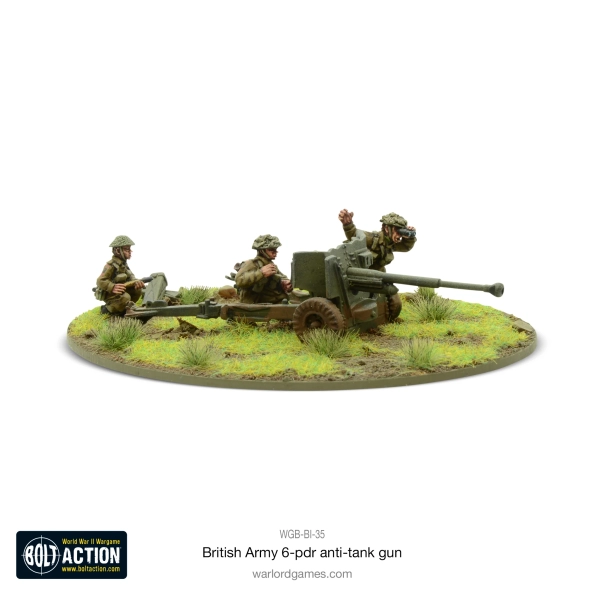 BRITISH ARMY 6 PDR ATG